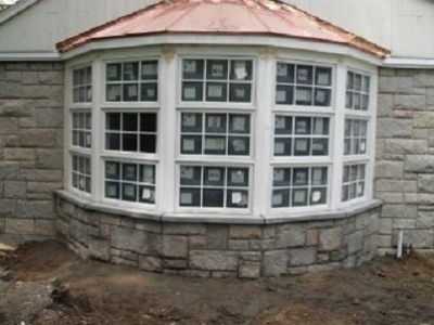 Rounded Stone Wall Project