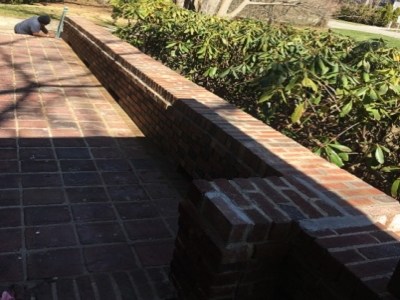 Brick Wall Repair - Easton